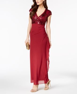 Burgundy Dress